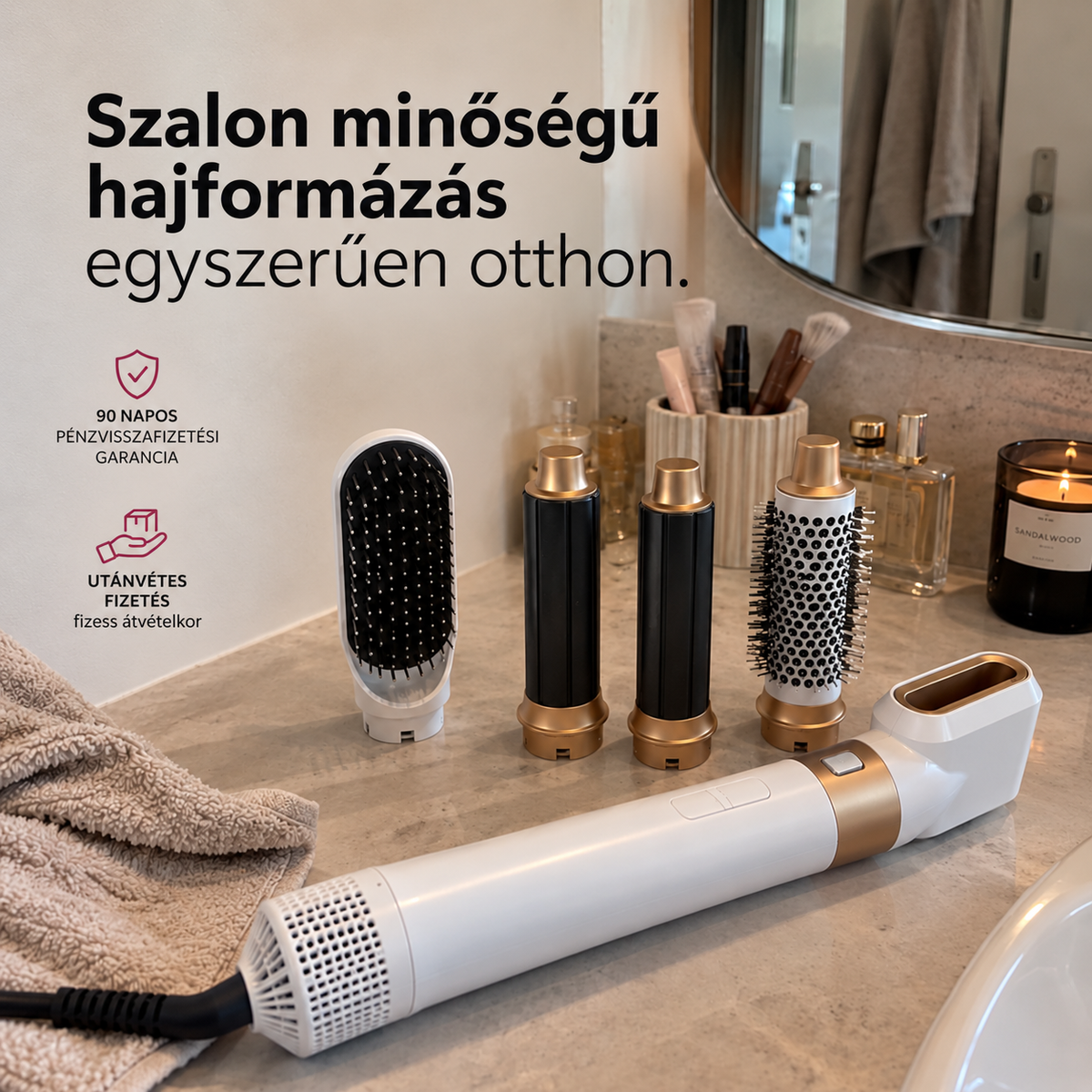 MiraBelle™ LuxeWave 5 az 1-ben hajformázó