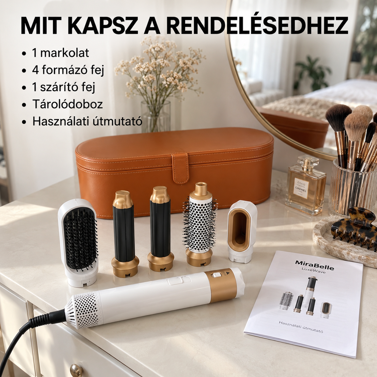 MiraBelle™ LuxeWave 5 az 1-ben hajformázó