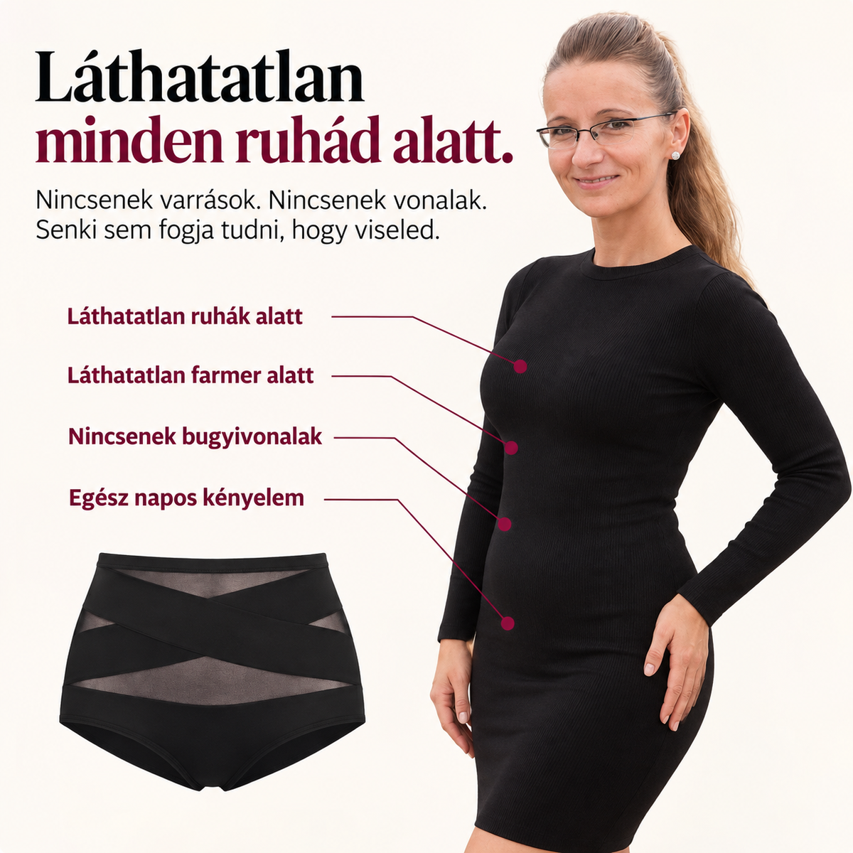 MiraBelle™  Has- és Derékformáló Bugyi