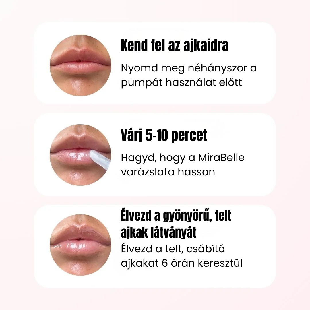 MiraBelle – BotoxLips Szájfény (Fájdalom És Csípő Érzés Nélkül Dúsítja Ajkaid)