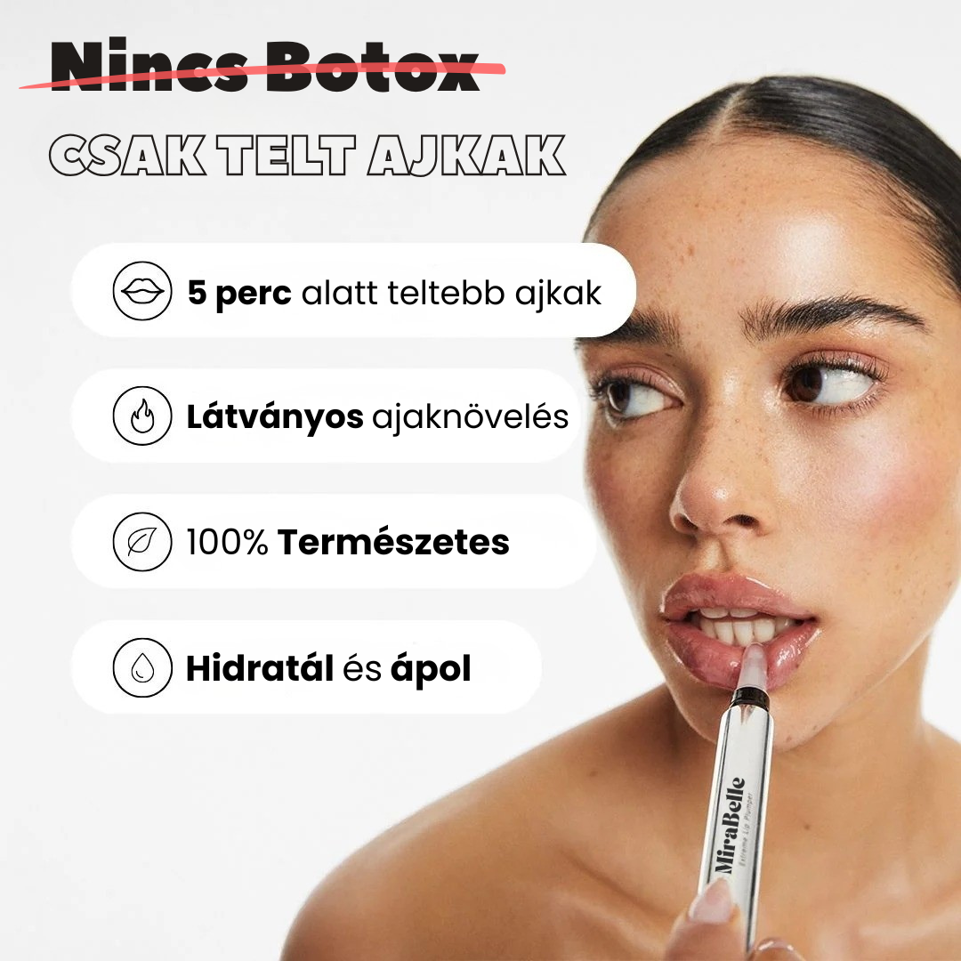 MiraBelle – BotoxLips Szájfény (Fájdalom És Csípő Érzés Nélkül Dúsítja Ajkaid)
