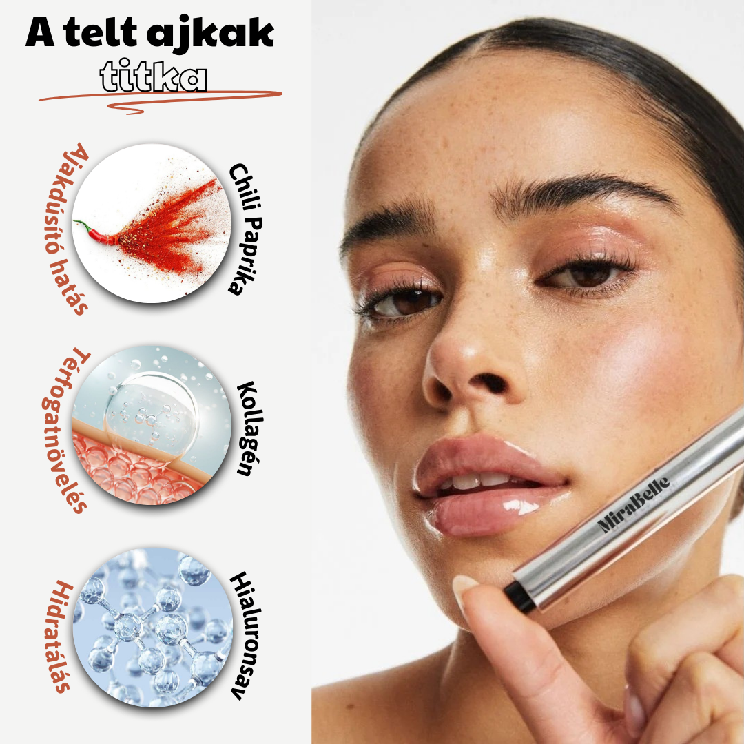 MiraBelle – BotoxLips Szájfény (Fájdalom És Csípő Érzés Nélkül Dúsítja Ajkaid)