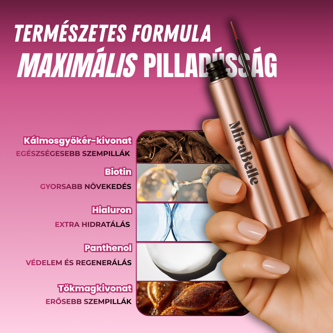 MiraBelle – Szempillanövesztő Szérum (Irritáció És Természetes Módon Növeszti A Szempillákat)